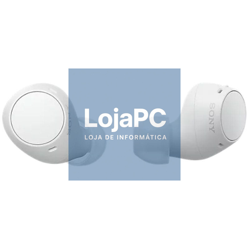 Auscultadores Bluetooth Sony WF-C510 com estojo de carga/ Autonomia 5h/ Brancos