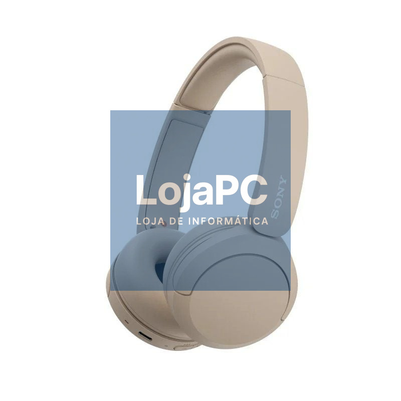 Auscultadores Sem Fios Sony WH-CH520/ com Microfone/ Bluetooth/ Beige