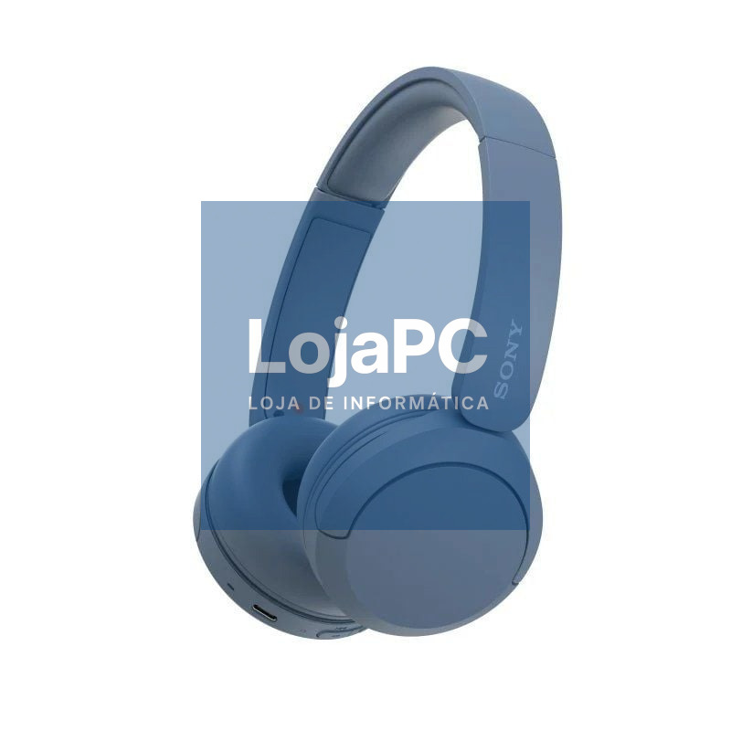 Auscultadores sem Fios Sony WH-CH520/ com Microfone/ Bluetooth/ Azuis