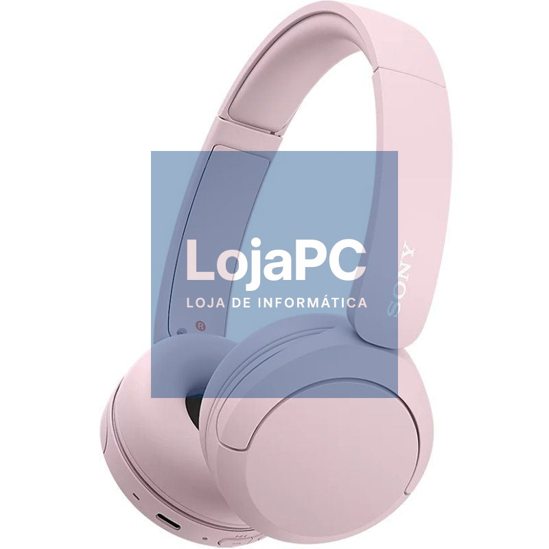 Auscultadores Sem Fios Sony WH-CH520/ com Microfone/ Bluetooth/ Rosas