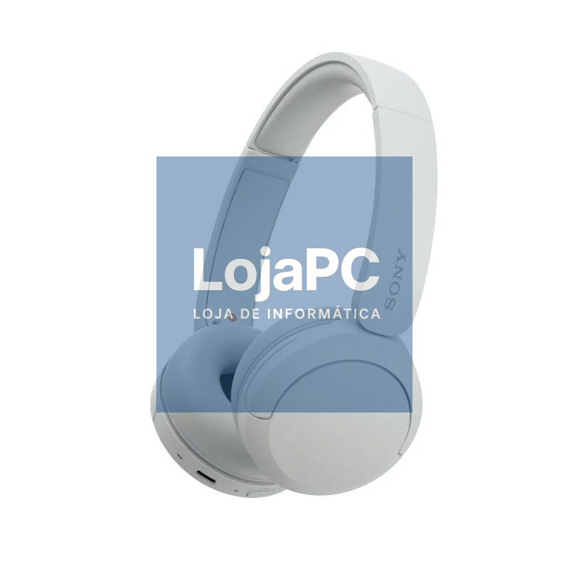 Auscultadores Sem Fios Sony WH-CH520/ com Microfone/ Bluetooth/ Brancos