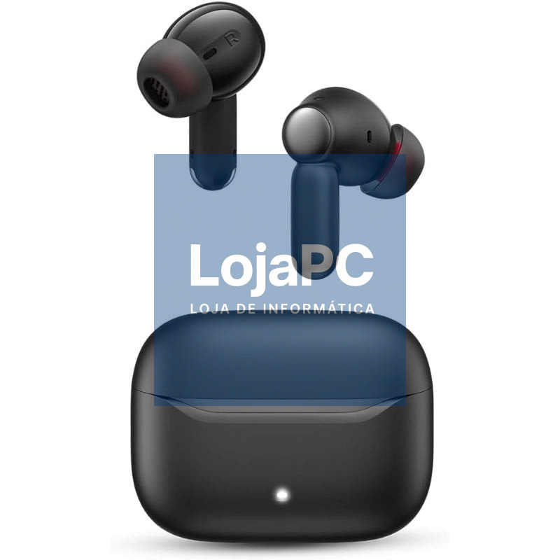 Auscultadores Bluetooth SPC Ether 3 Pro com estojo de carga/ Autonomia 8h/ Preto