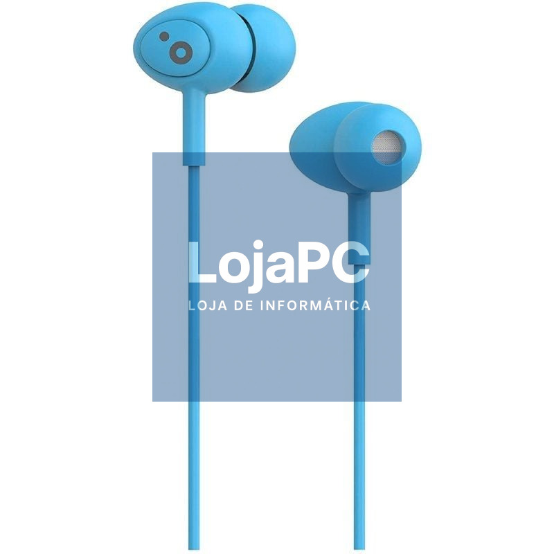 Auscultadores Intrauditivos Sunstech Pops/ com Microfone/ Jack 3.5/ Azuis