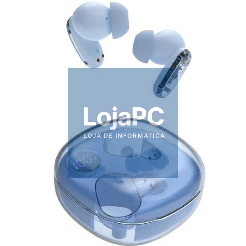 Auscultadores Bluetooth Mars Gaming MHIB2 com estojo de carga/ Autonomia 7h/ Azuis