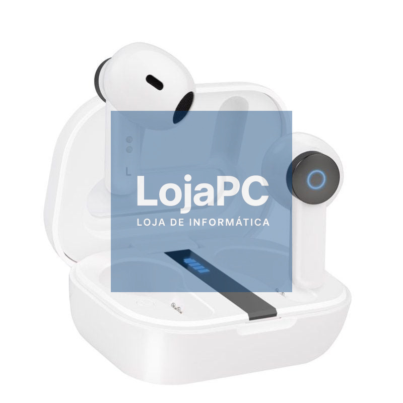 Auscultadores Bluetooth TooQ Bender TQBWH-0031W com estojo de carga/ Autonomia 4h/ Brancos