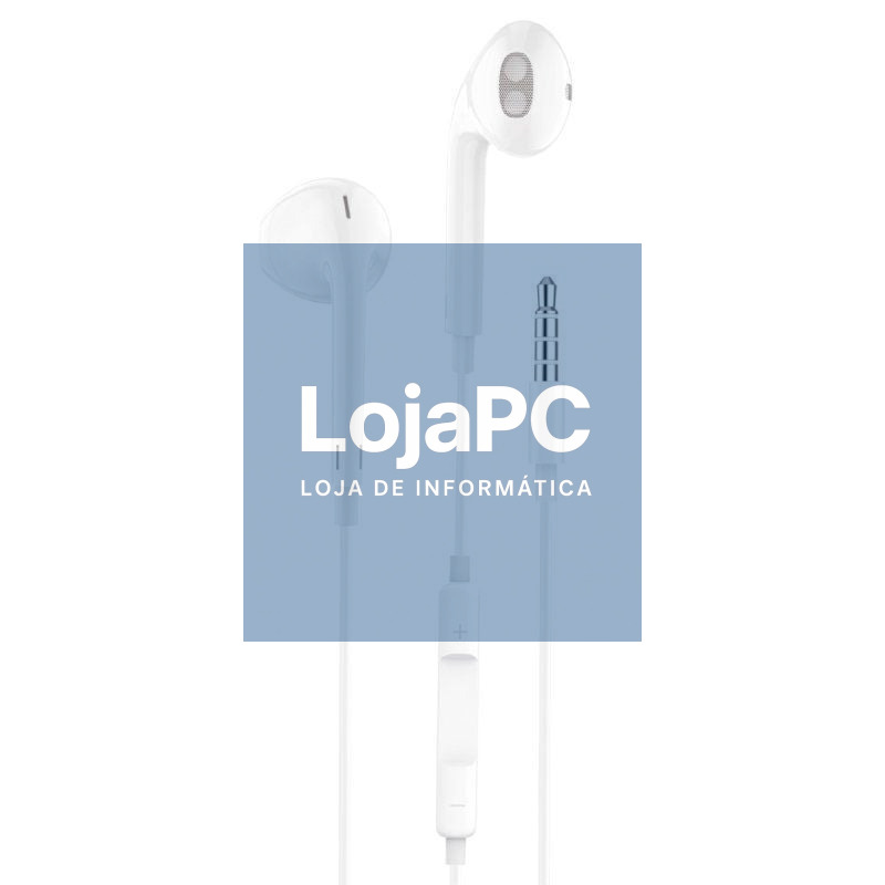 Auscultadores Intrauditivos Tech One Tech earTECH TEC1001/ com Microfone/ Jack 3.5/ Brancos