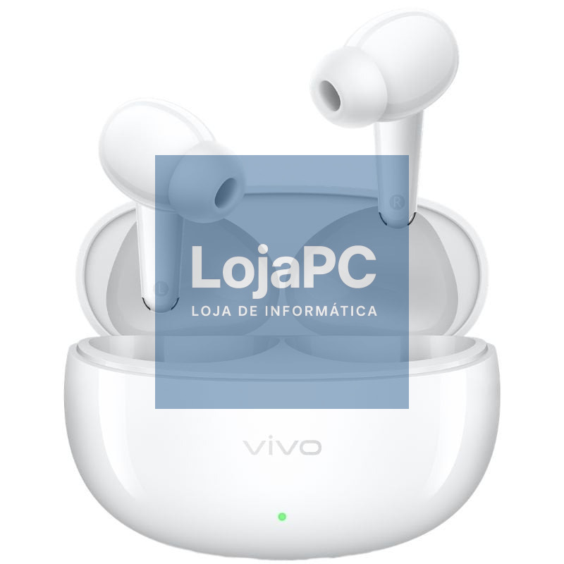 Auscultadores Bluetooth Vivo Buds Pro com estojo de carga/ Autonomia 13h/ Brancos