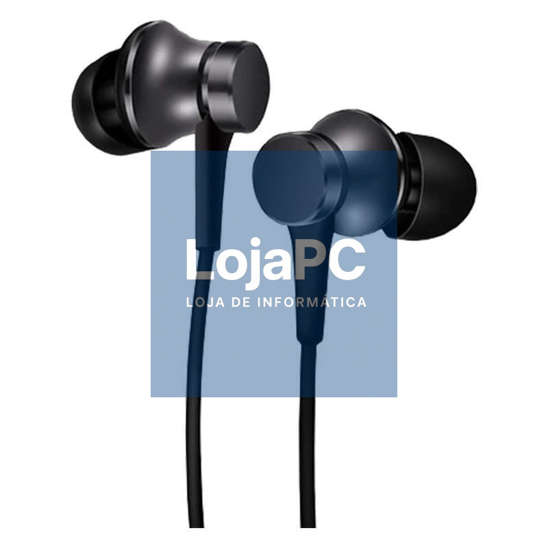 Auscultadores Intrauditivos Xiaomi Mi In Ear Basic/ com Microfone/ Jack 3.5/ Pretos