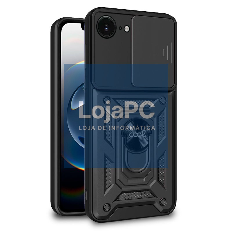 COOL Case for iPhone 16e / 17e Hard Ring Black