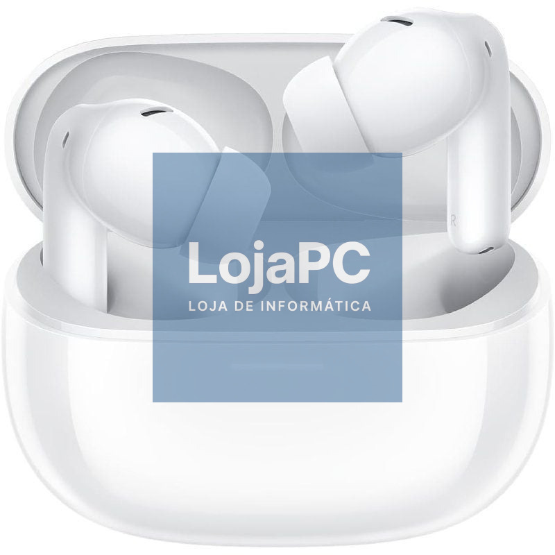 Auscultadores Bluetooth Xiaomi Redmi Buds 5 Pro com estojo de carga/ Autonomia 10h/ Brancos