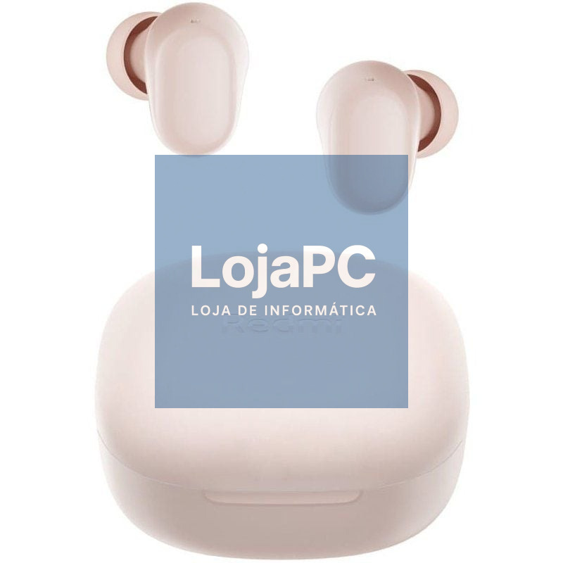 Auscultadores Bluetooth Xiaomi Redmi Buds 6 Play com estojo de carga/ Autonomia 7h/ Rosas