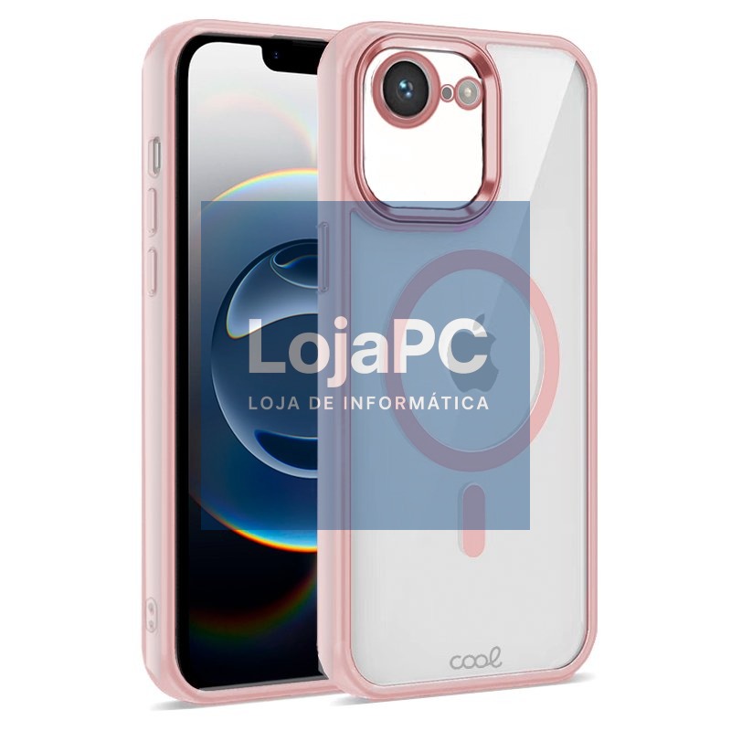 COOL Case for iPhone 16e / 17e Magnetic Pink Edge