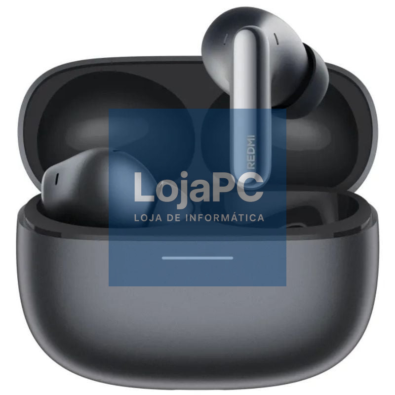 Auscultadores Bluetooth Xiaomi Redmi Buds 8 Pro com estojo de carga/ Autonomia 8h/ Preto