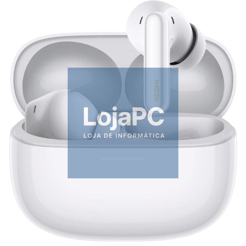 Auscultadores Bluetooth Xiaomi Redmi Buds 8 Pro com estojo de carga/ Autonomia 8h/ Brancos