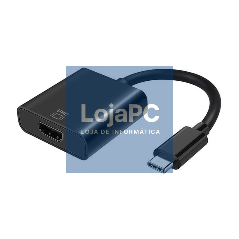 Conversor HDMI 4K 60Hz Aisens A109-0344/ HDMI Fêmea - USB Tipo-C Macho/ 15cm/ Preto
