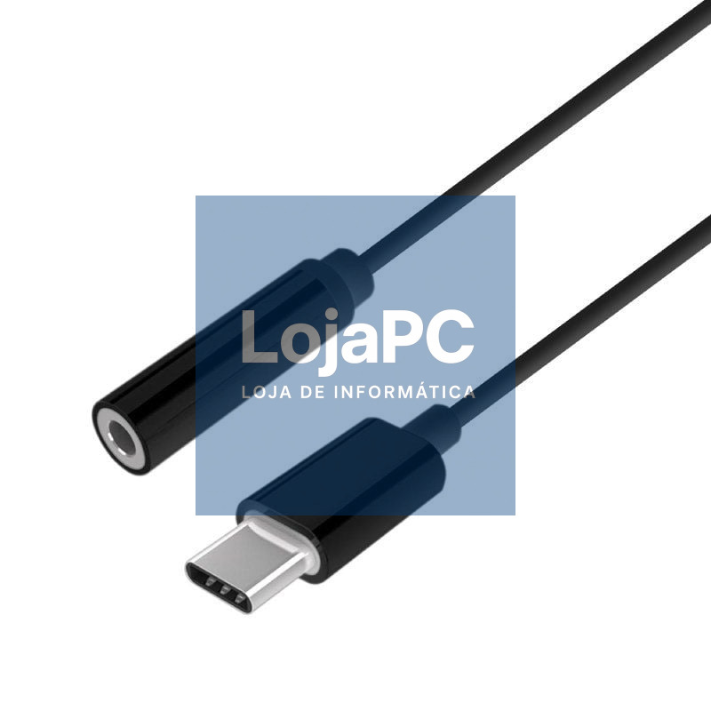 Conversor USB Tipo-C Aisens A109-0385/ USB Tipo-C Macho - Jack 3.5 Fêmea