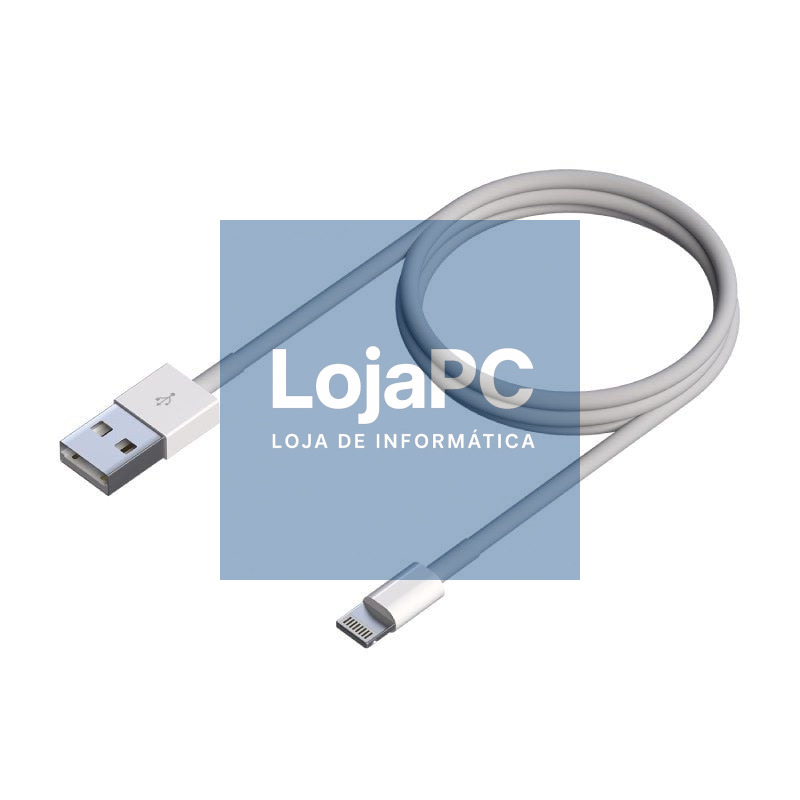 Cabo USB 2.0 Lightning Aisens A102-0542/ USB Macho - Lightning Macho/ 50cm/ Branco
