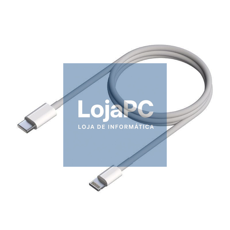 Cabo USB 2.0 Tipo-C Lightning Aisens A102-0543/ USB Tipo-C Macho - Lightning Macho/ 50cm/ Branco