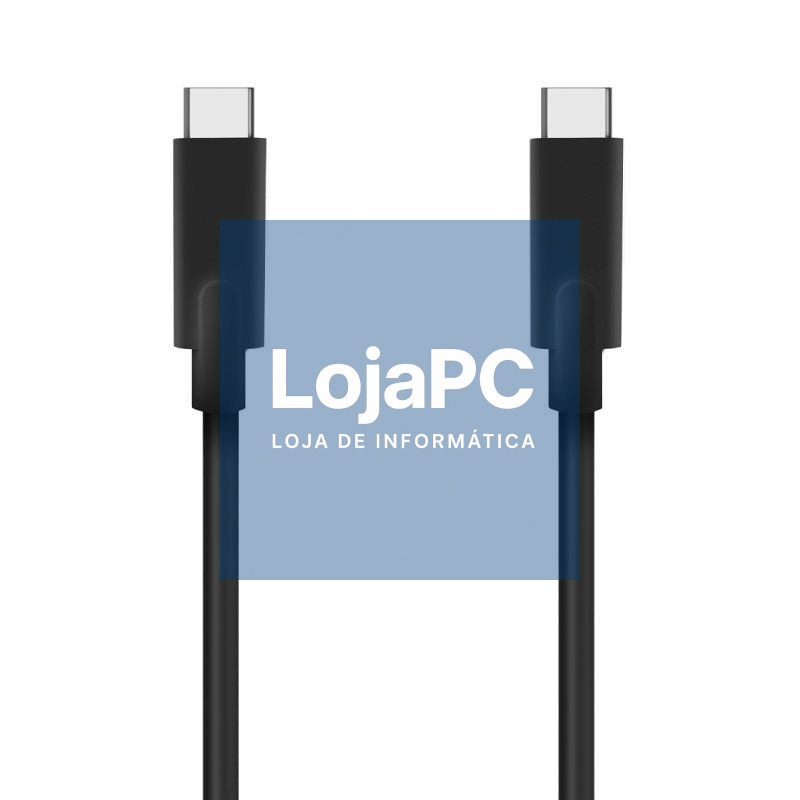 Cabo USB 3.2 Tipo-C Aisens A107-0707 5GBPS 3A 60W/ USB Tipo-C Macho - USB Tipo-C Macho/ até 60W/ 5Gbps/ 5m/ Preto