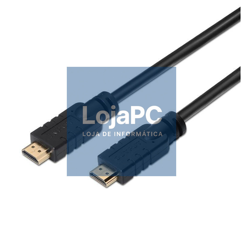 Cabo HDMI Aisens 1.4 A119-0103/ HDMI Macho - HDMI Macho/ 15m/ Preto