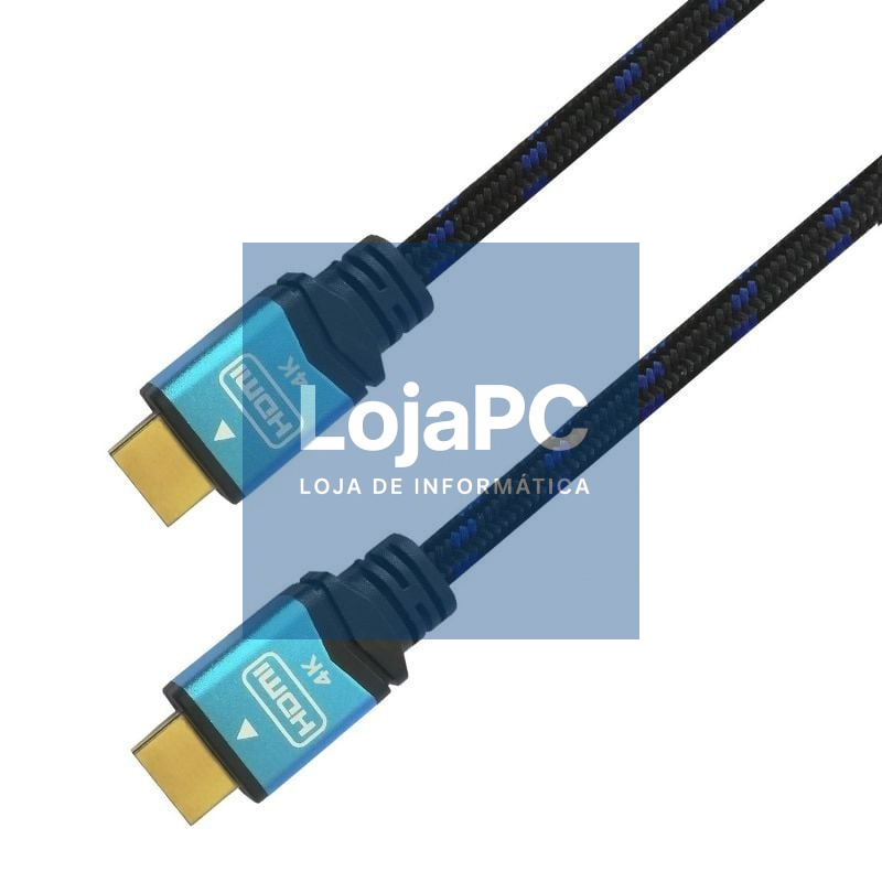 Cabo HDMI 2.0 4K Aisens A120-0355/ HDMI Macho - HDMI Macho/ até 10W/ 2250Mbps/ 50cm/ Preto y Azul