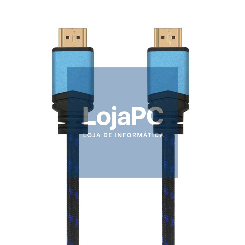 Cabo HDMI 2.0 4K Aisens A120-0358/ HDMI Macho - HDMI Macho/ 3m/ Preto/ Azul