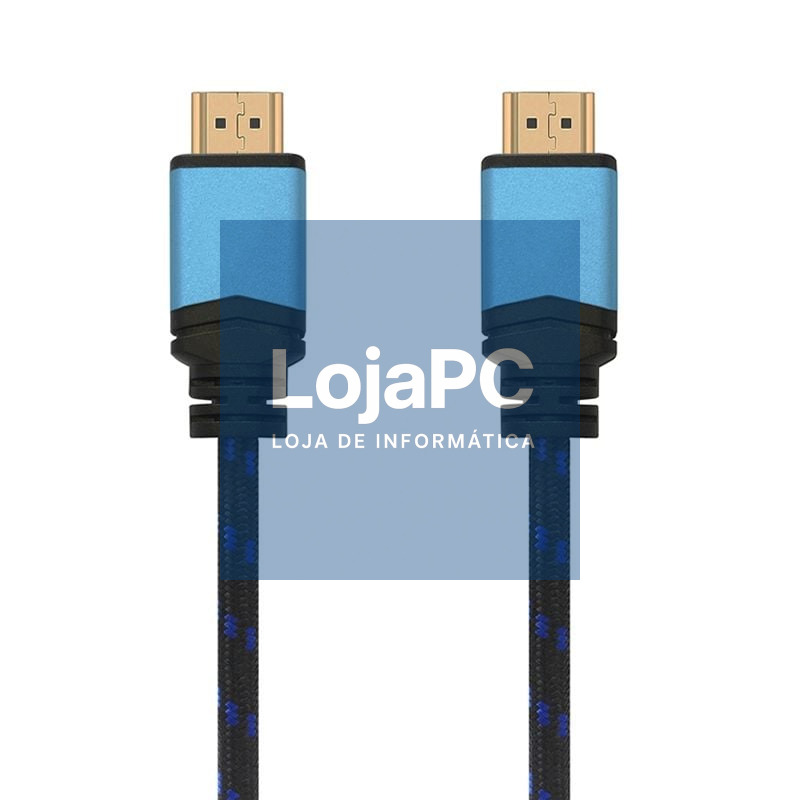 Cabo HDMI 2.0 4K Aisens A120-0359/ HDMI Macho - HDMI Macho/ 5m/ Preto y Azul