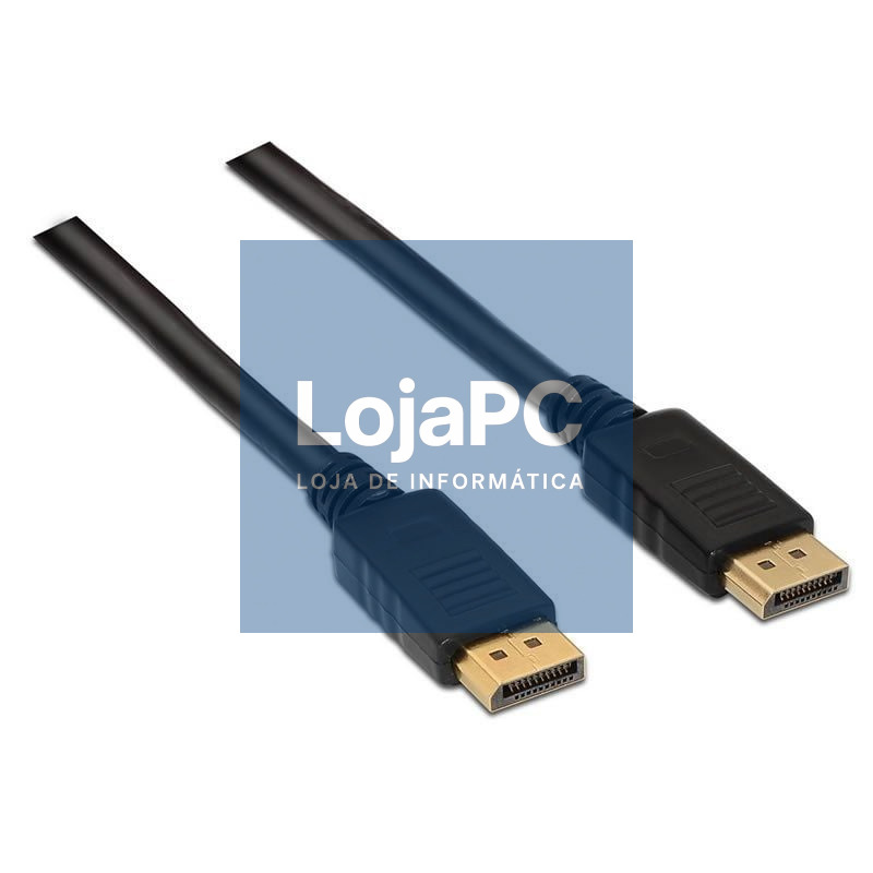 Cabo DisplayPort 1.2 4K Aisens A124-0129/ DisplayPort Macho - DisplayPort Macho/ até 5W/ 2300Mbps/ 2m/ Preto