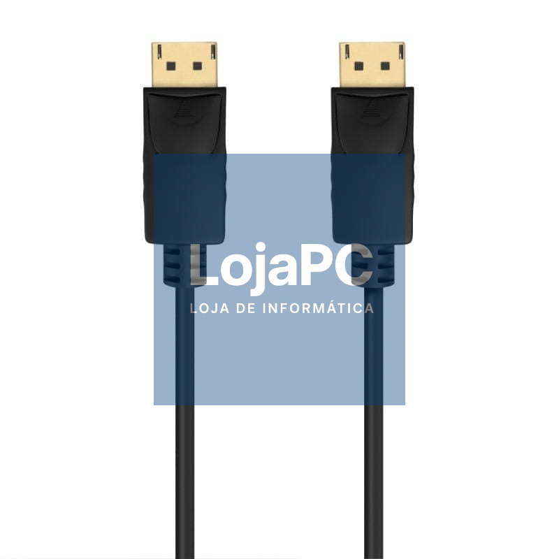 Cabo DisplayPort 1.2 CCS 4K Aisens A124-0741/ DisplayPort Macho - DisplayPort Macho/ até 5W/ 2300Mbps/ 3m/ Preto