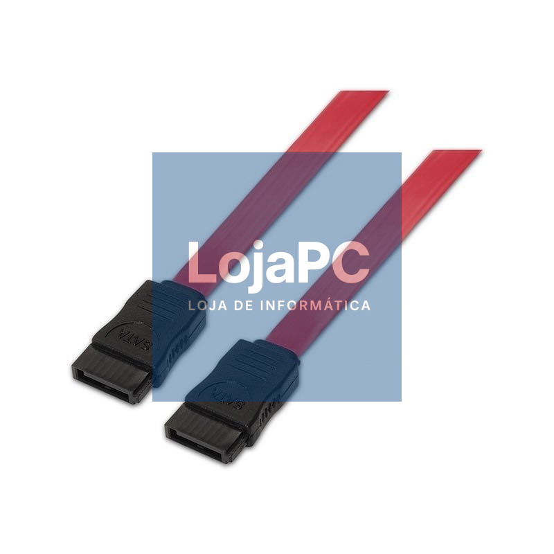 Cabo SATA Aisens A130-0153/ SATA Fêmea - SATA Fêmea/ até 0.1W/ 768Mbps/ 50cm/ Vermelho
