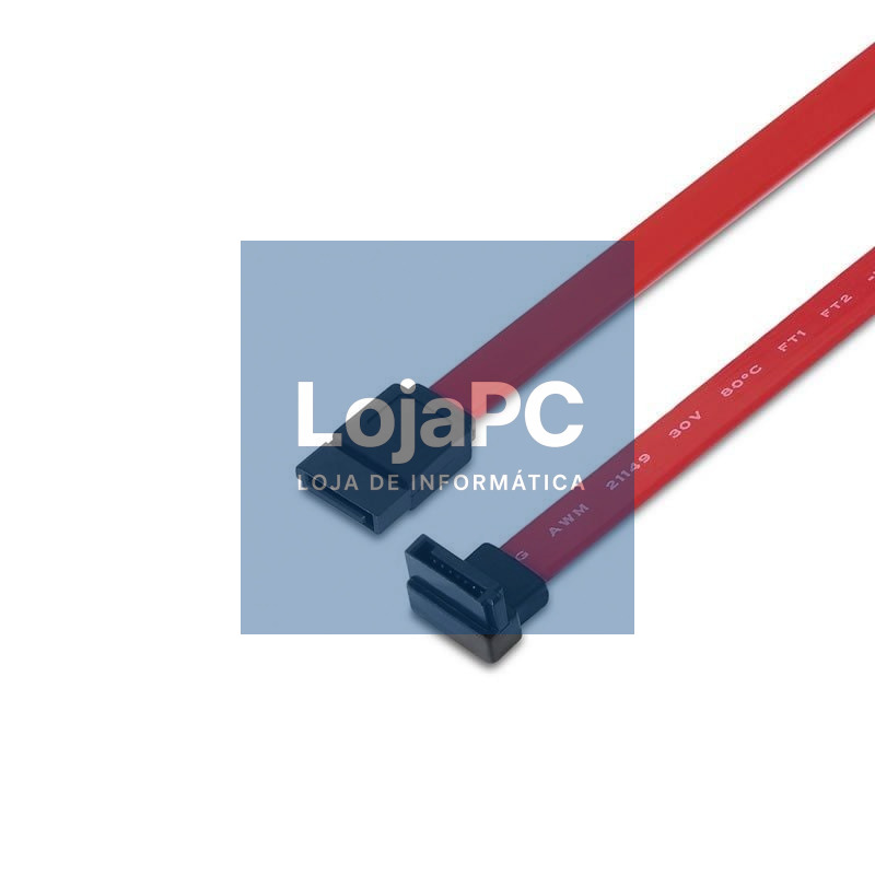Cabo SATA Aisens A130-0155/ SATA Fêmea - SATA Fêmea/ até 0.1W/ 768Mbps/ 50cm/ Vermelho