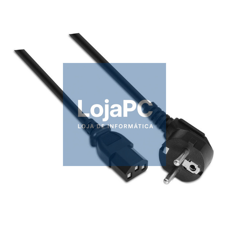 Cabo Alimentação Aisens A132-0169/ CEE(7-7) Macho - C13 Fêmea/ até 1500W/ 5m/ Preto