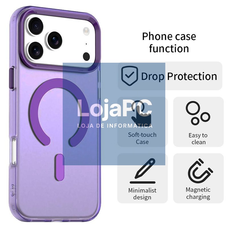 COOL Case for iPhone 17 Pro Magnetic Violet Colorful — imagem 2