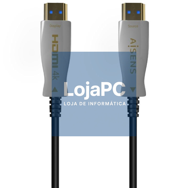 Cabo HDMI 2.0 AOC 4K Aisens A148-0698/ HDMI Macho - HDMI Macho/ 100m/ Preto