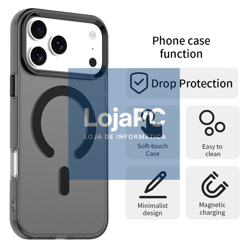 COOL Case for iPhone 17 Pro Max Magnetic Black Colorful — imagem 3