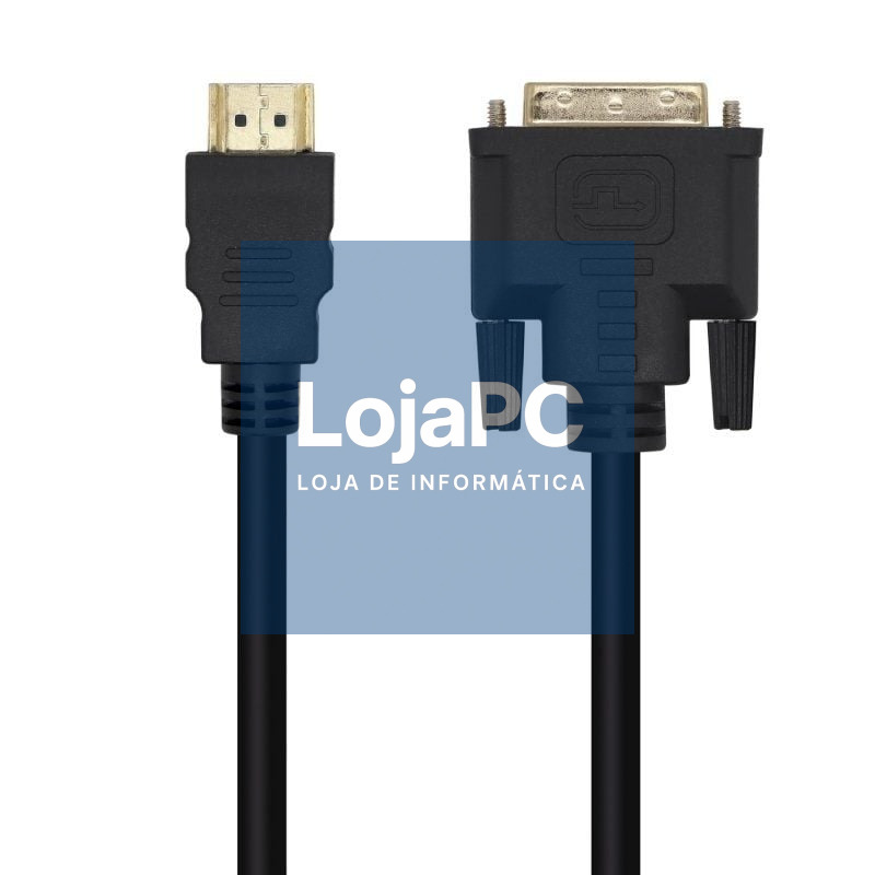 Cabo HDMI Aisens A117-0451/ DVI Macho - HDMI Macho/ 3m/ Preto