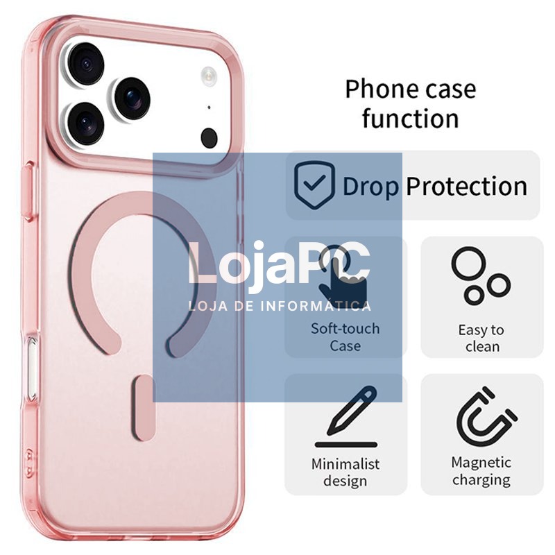 COOL Case for iPhone 17 Pro Max Magnetic Pink Colorful — imagem 2