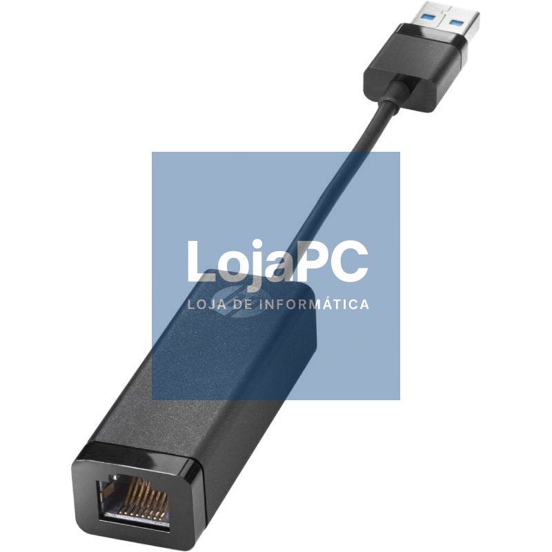 Conversor USB 3.0 - RJ45 HP 4Z7Z7AA/ 1000Mbps/ 8.1cm/ Preto