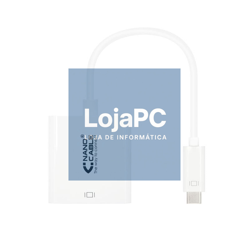 Conversor Nanocable 10.16.4102/ USB Tipo-C Macho - HDMI Fêmea/ 15cm/ Branco