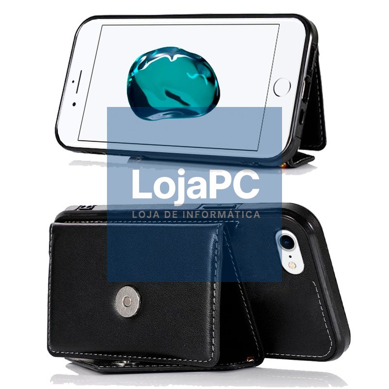 COOL Case for iPhone 7 / 8 / SE (2020) / SE (2022) Pendant Wallet Black — imagem 4
