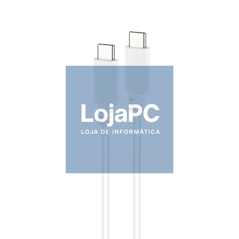 Cabo USB 2.0 Tipo-C Nanocable 10.01.2301-L150-W/ USB Tipo-C Macho - USB Tipo-C Macho/ 480Mbps/ 1.5m/ Branco