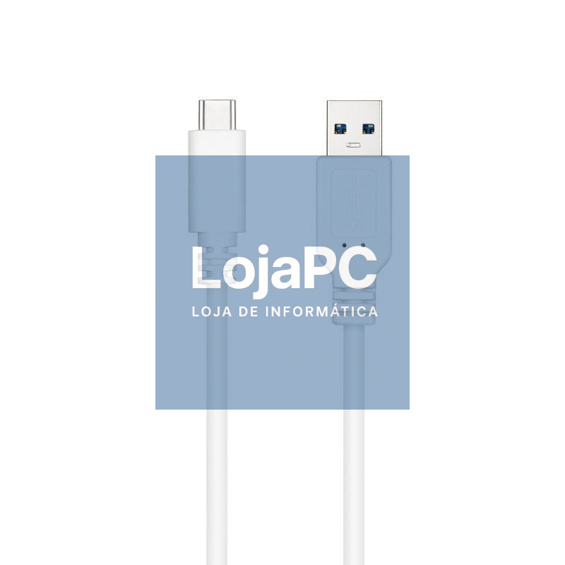 Cabo USB 3.1 Nanocable 10.01.4002-W/ USB Tipo-C Macho - USB Macho/ 2m/ Branco
