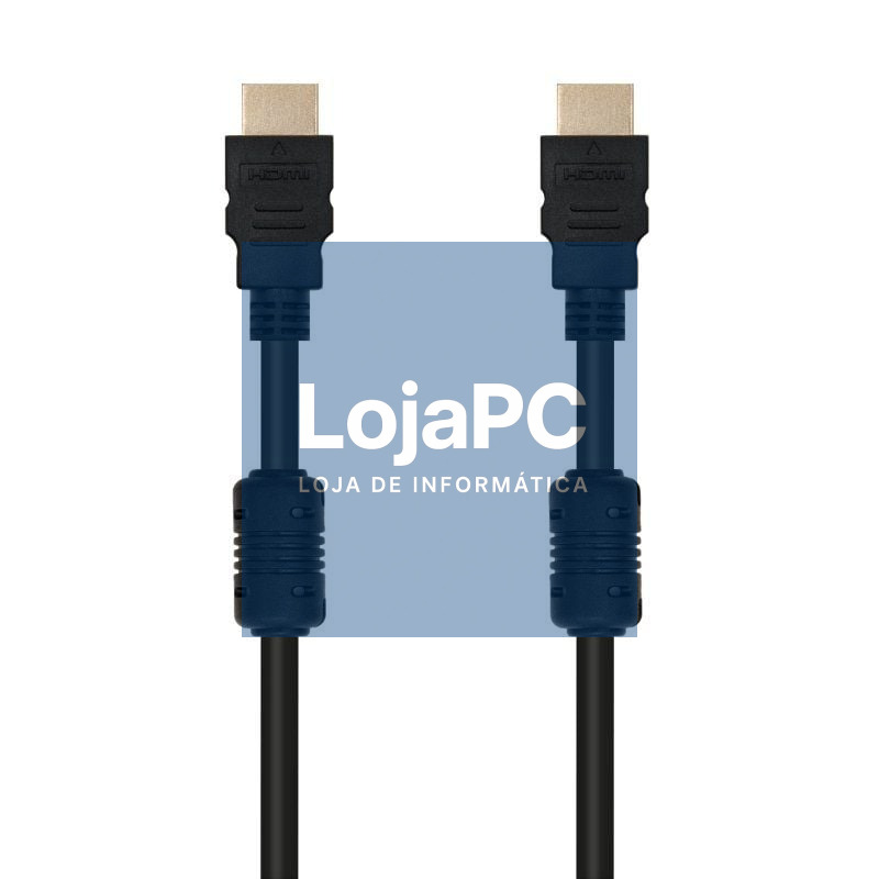 Cabo HDMI 1.4 Nanocable 10.15.1802/ HDMI Macho - HDMI Macho/ 1.8m/ Preto