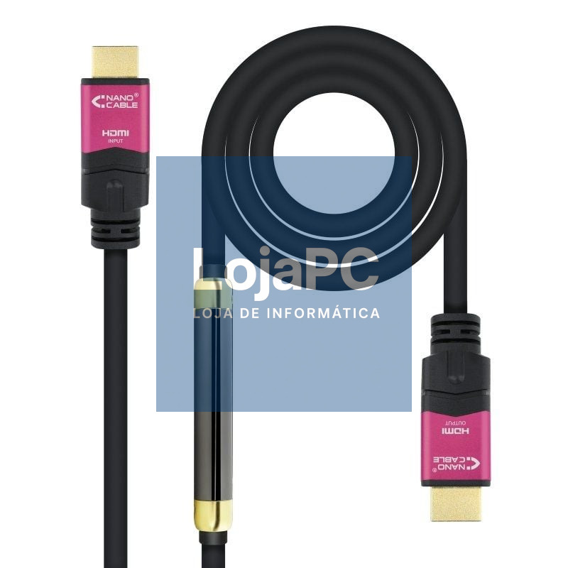 Cabo HDMI 2.0 4K Nanocable 10.15.3730/ HDMI Macho - HDMI Macho/ 30m/ Preto