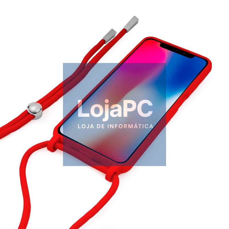 COOL Case for iPhone X / iPhone XS Red Smooth Cord — imagem 2
