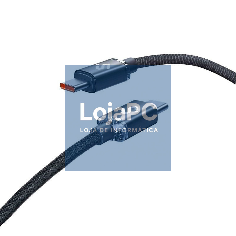 Cabo USB 2.0 Tipo-C Subblim Optimus/ USB Tipo-C Macho - USB Tipo-C Macho/ até 60W/ 480Mbps/ 1m/ Preto