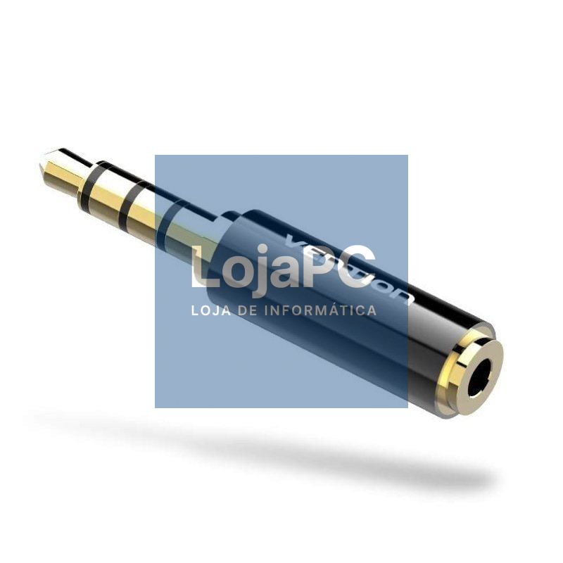 Adaptador Jack Vention BFBB0/ Jack 3.5 Macho - Jack 2.5 Fêmea/ Preto