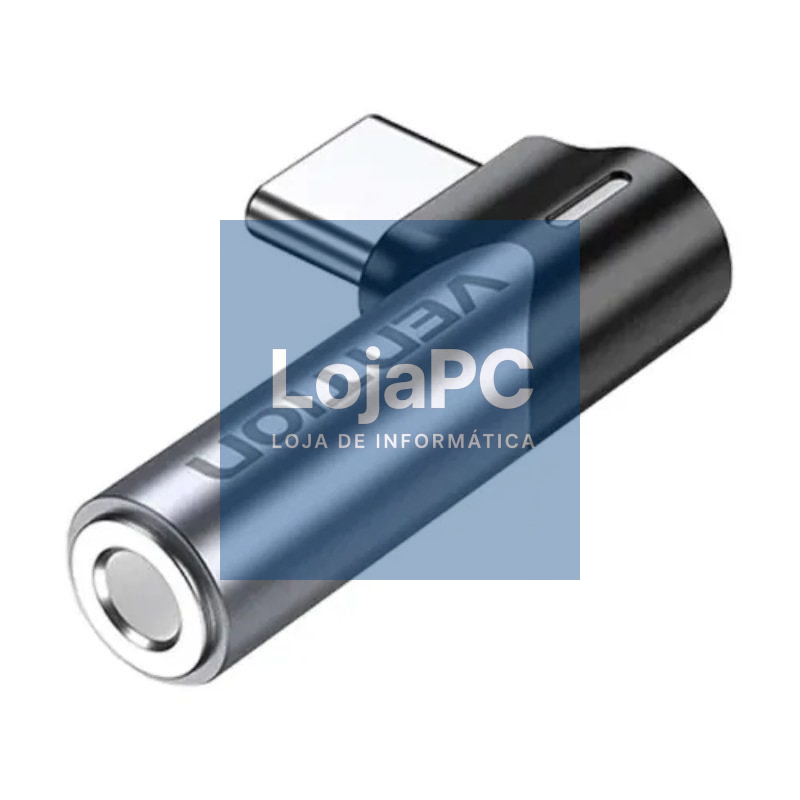 Adaptador Audio Vention BGWH0/ Jack 3.5 Fêmea - USB Tipo-C Macho/ Cinzento