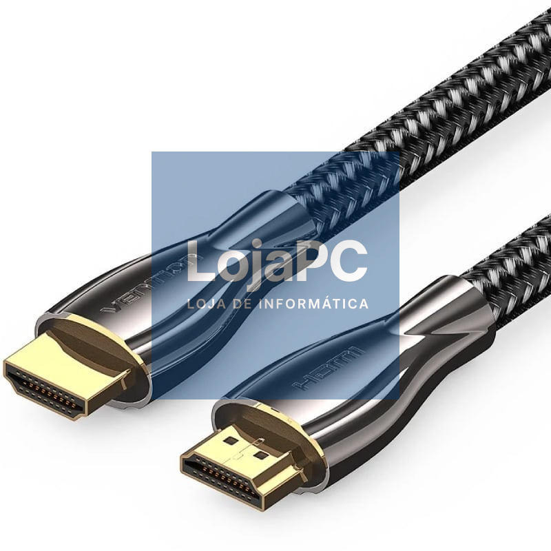 Cabo HDMI 4K Vention ALMBF/ HDMI Macho - HDMI Macho/ 1m/ Preto