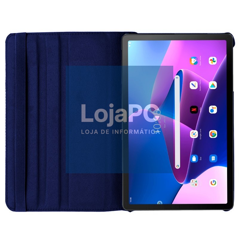 COOL Case for Lenovo Tab M10 Gen 3 Smooth Leatherette Blue — imagem 4